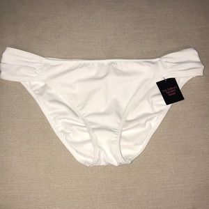 NWT Victoria’s Secret white bikini bottom sz L